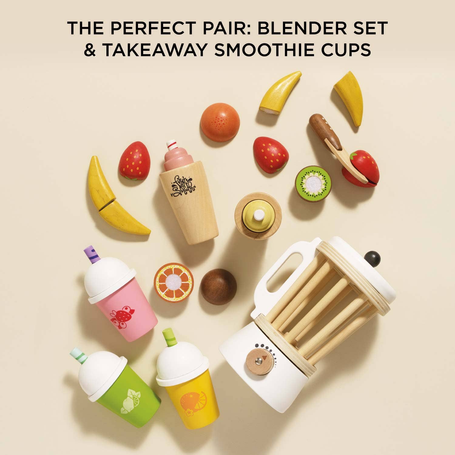 Fruit & Smoothie Blender Set - Rose and Friends