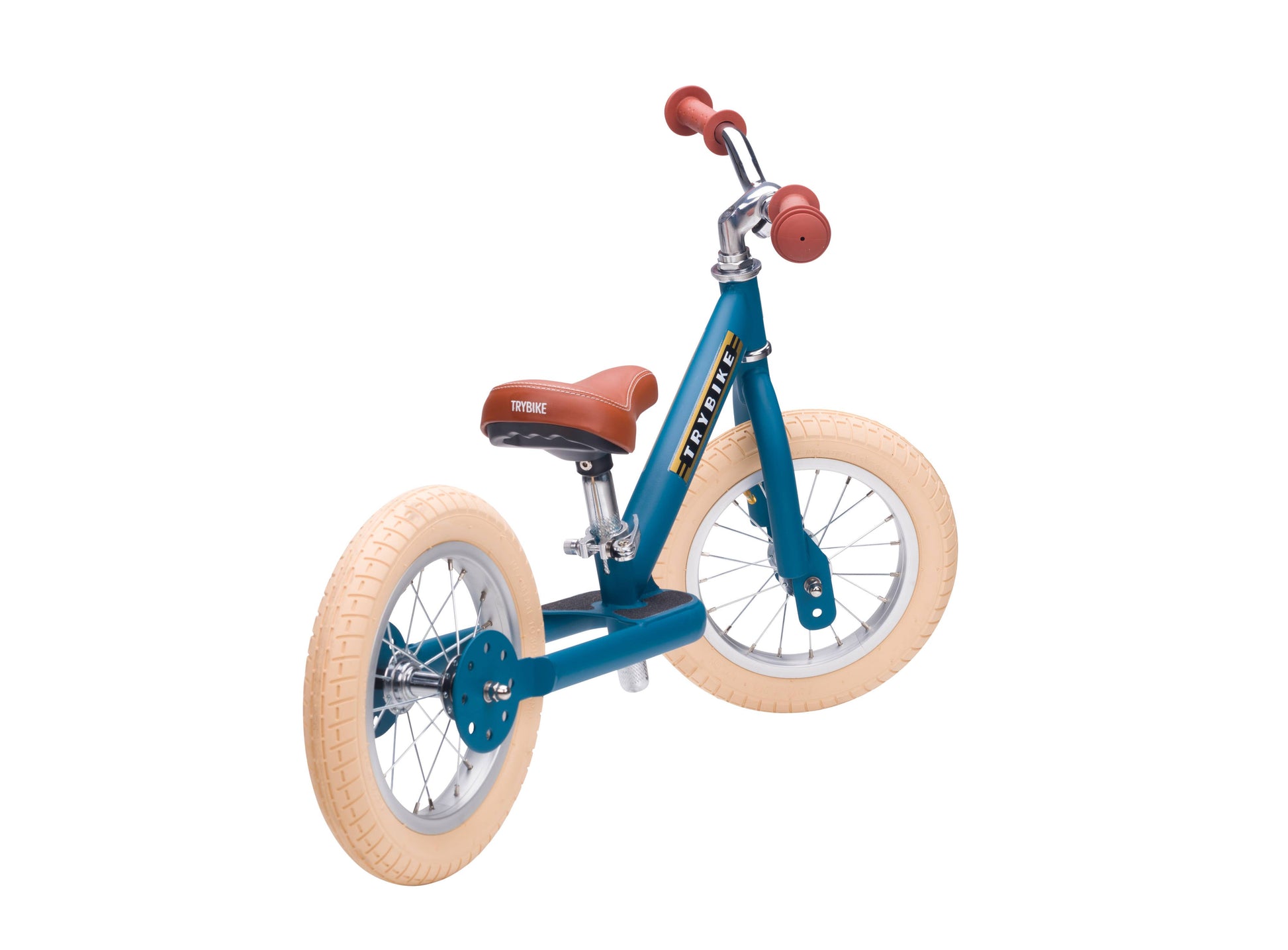Trybike - Matte 2 In 1 Balance Bike / Trike - Vintage Blue - Rose and Friends