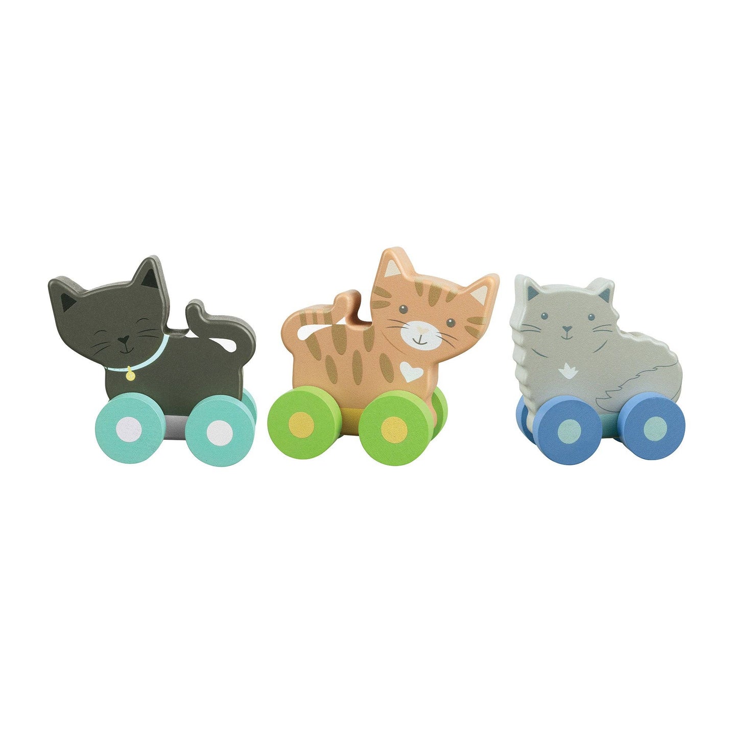 NEW Kitty Push Toys - Rose and Friends