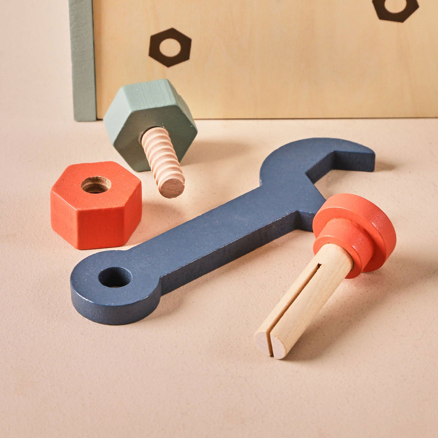 Just Bee Kids Wooden Tool Bench FSC® - Rose and Friends