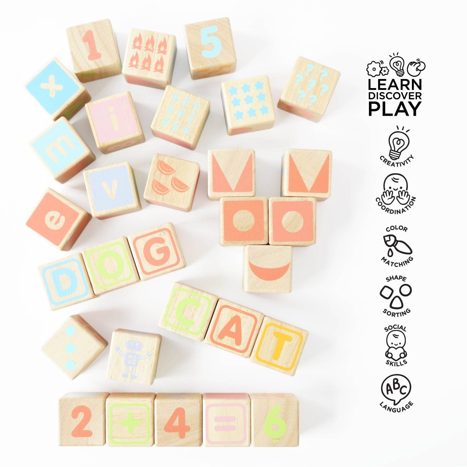 ABC Learning Blocks - Rose and Friends
