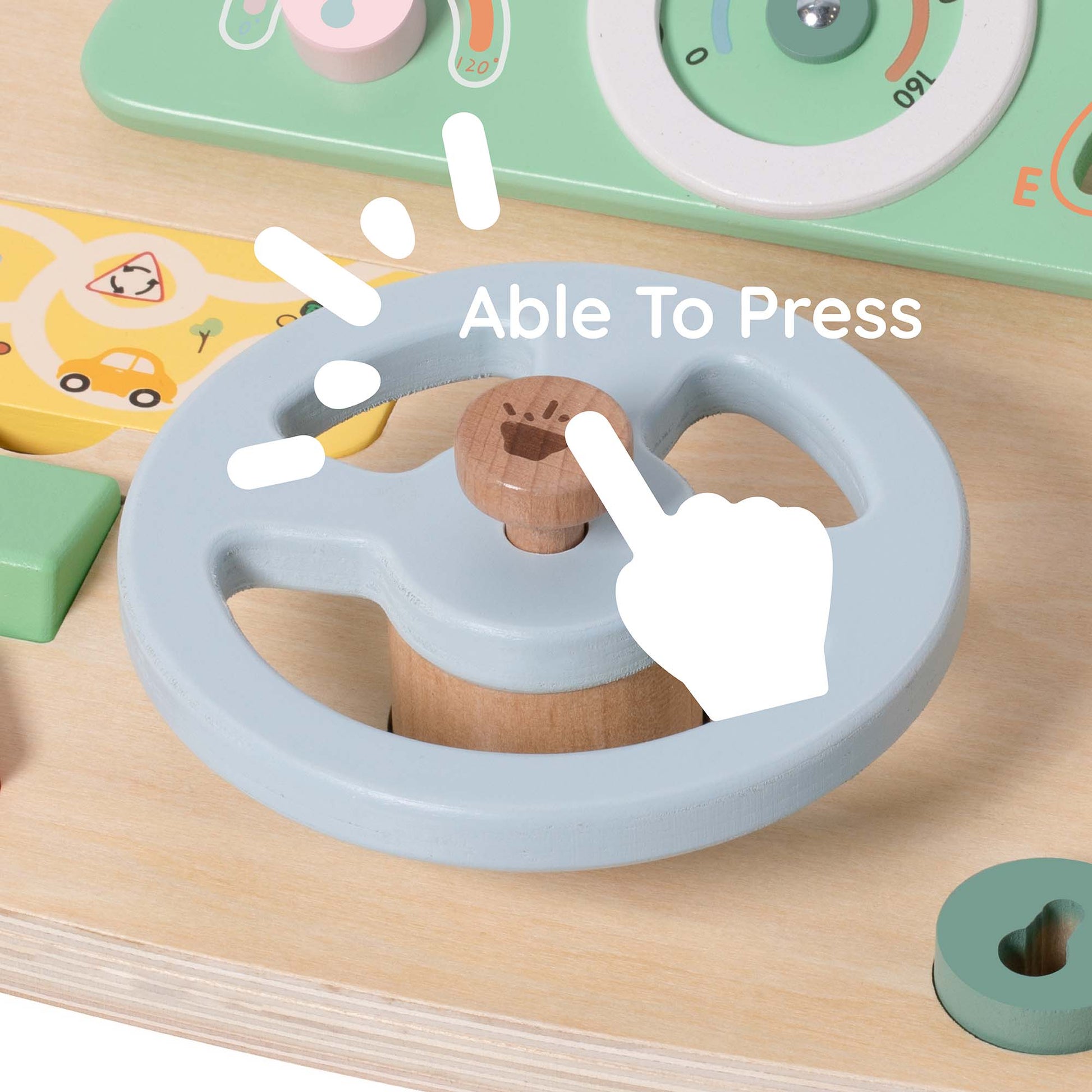 Classic World  Multi-Function Steering Wheel - Rose and Friends